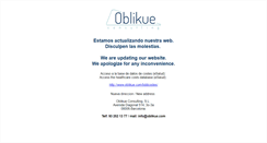 Desktop Screenshot of oblikue.com